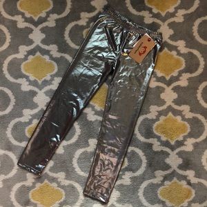 NWT Silver Leggings